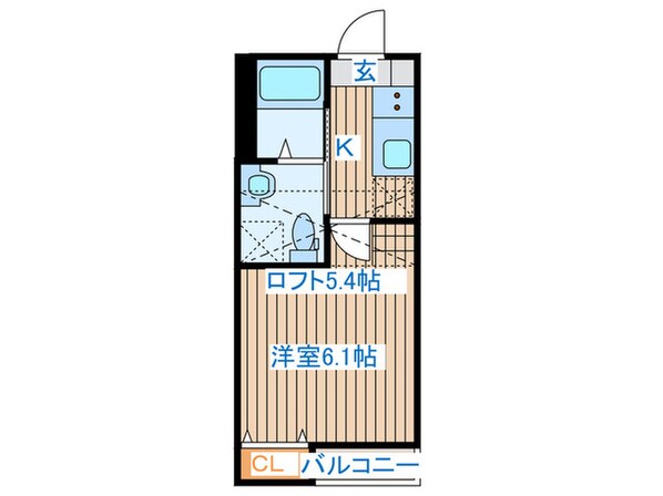 Nordisk Nagamachiの物件間取画像